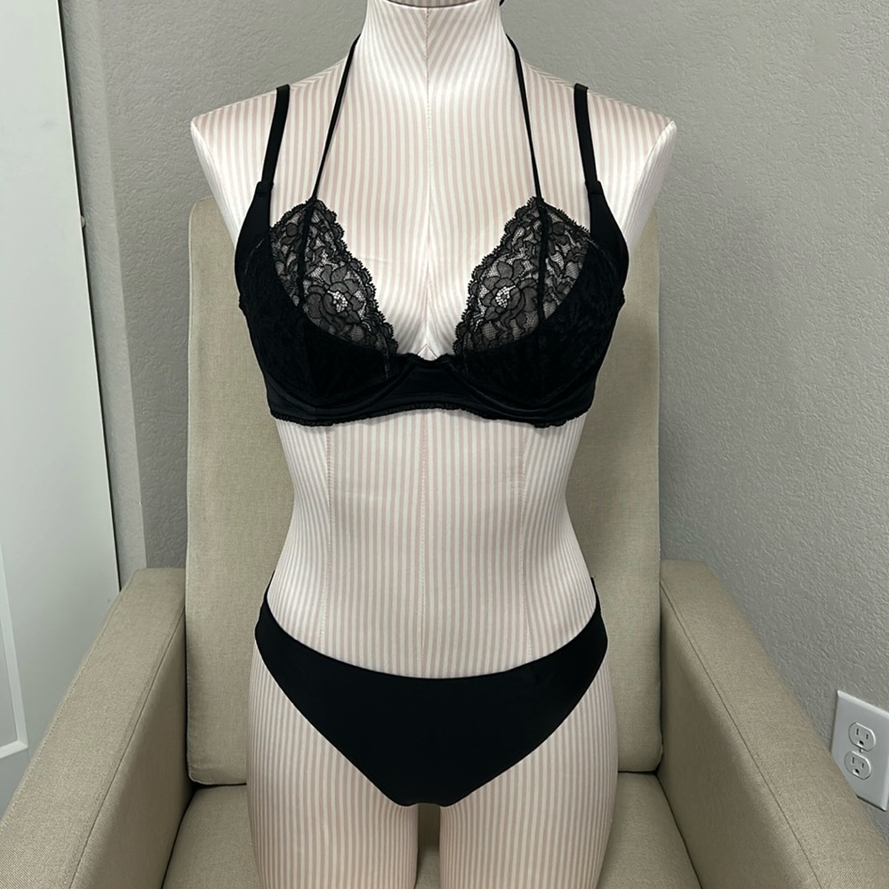 VS 1/2 cup bra and panty set